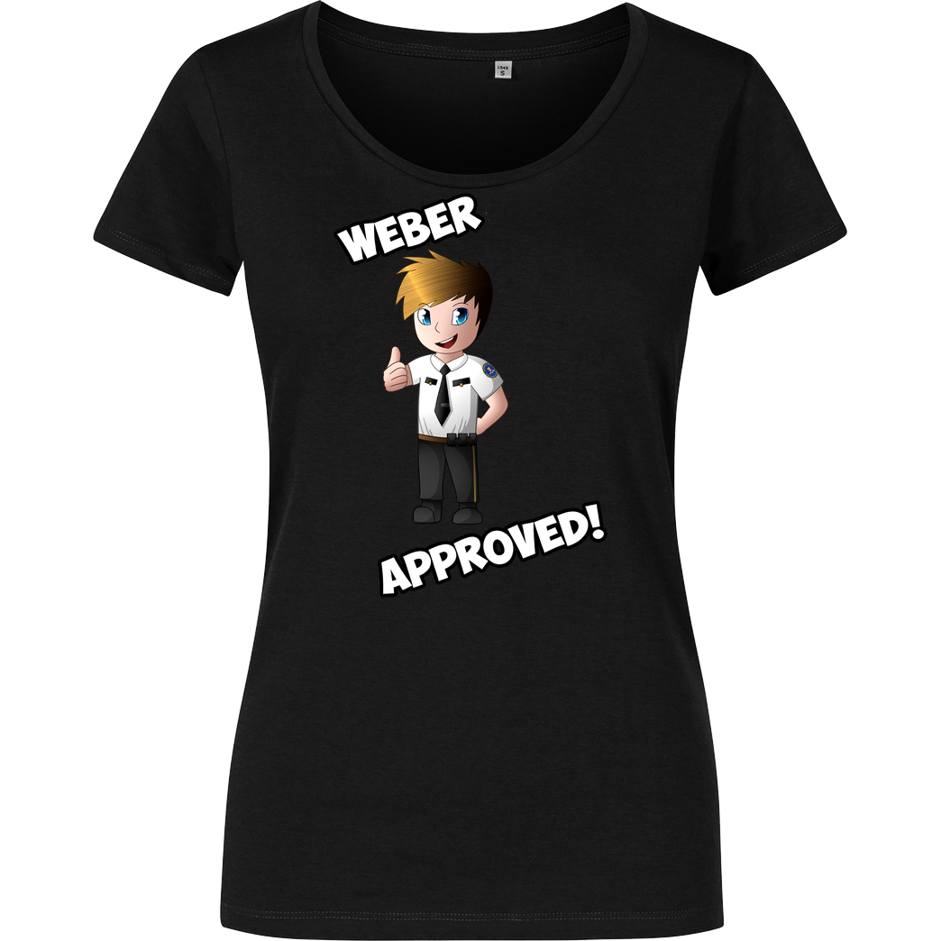 ScriptOase Script Oase - Weber approved T-Shirt Girlshirt schwarz