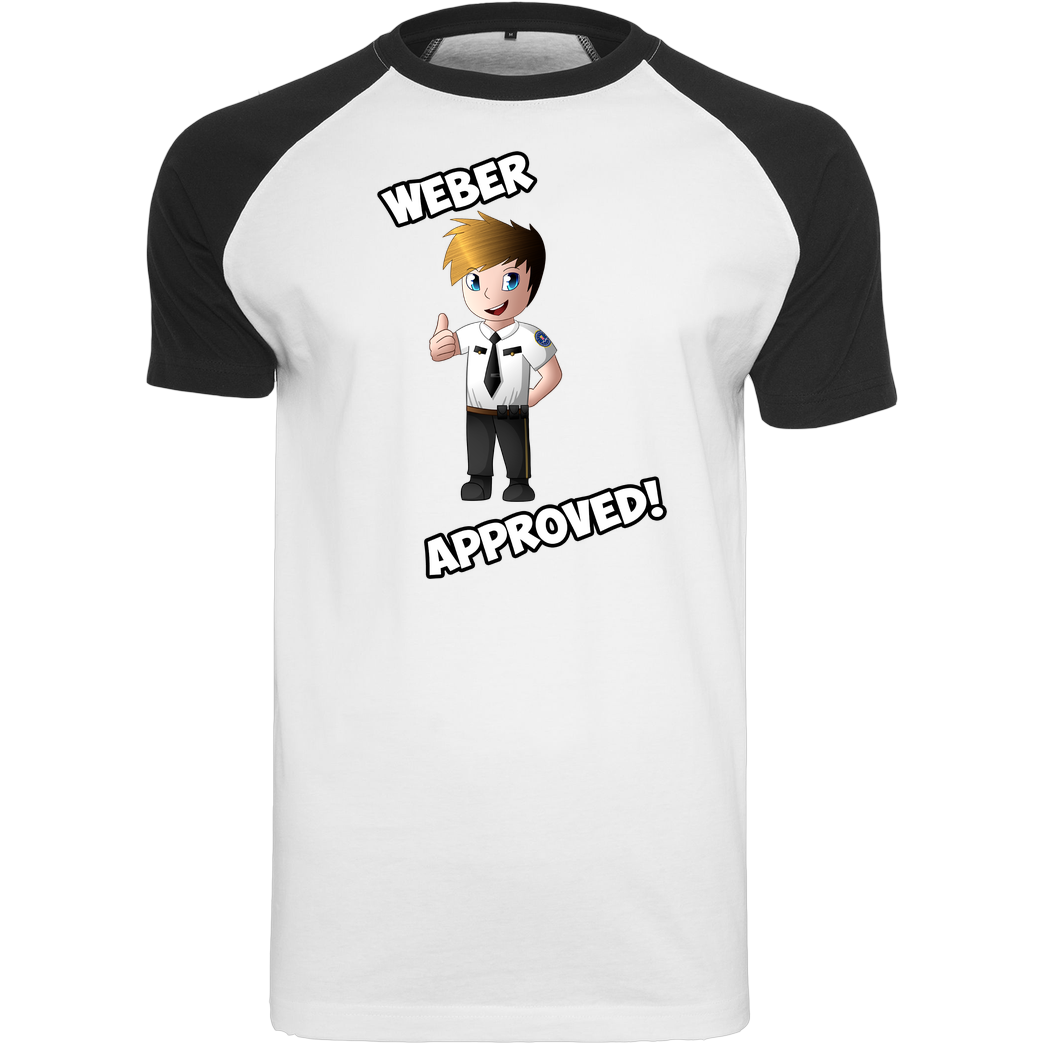 ScriptOase Script Oase - Weber approved T-Shirt Raglan Tee white