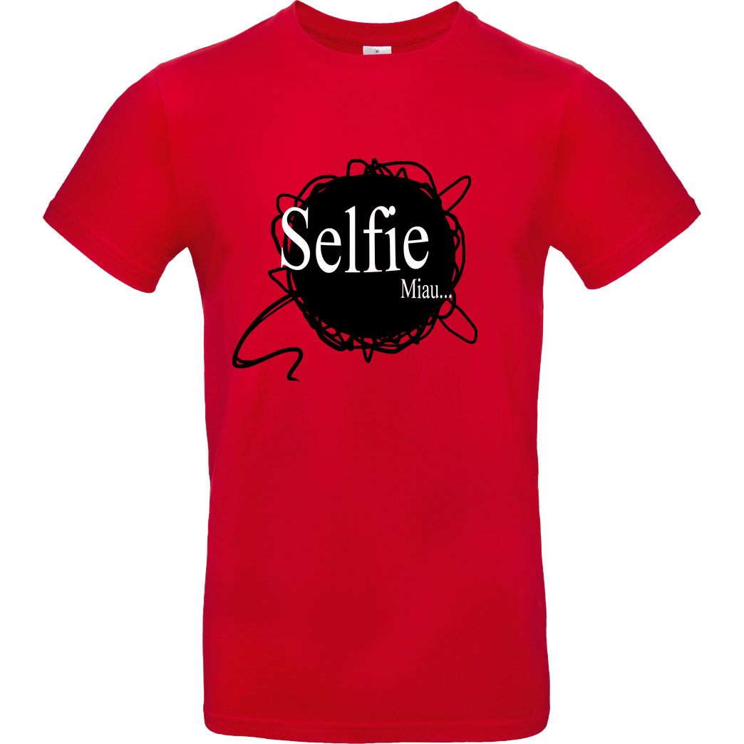 Selbstgespräch Selbstgespräch - Selfie T-Shirt B&C EXACT 190 - Red