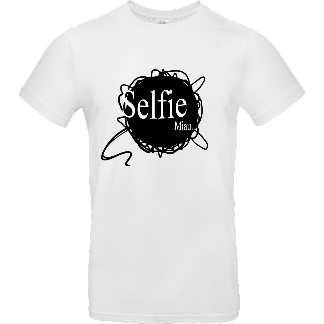 Selbstgespräch Selbstgespräch - Selfie T-Shirt B&C EXACT 190 -  White