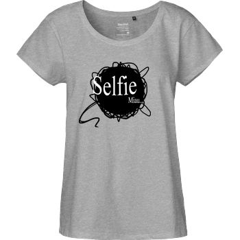 Selbstgespräch Selbstgespräch - Selfie T-Shirt Fairtrade Loose Fit Girlie - heather grey