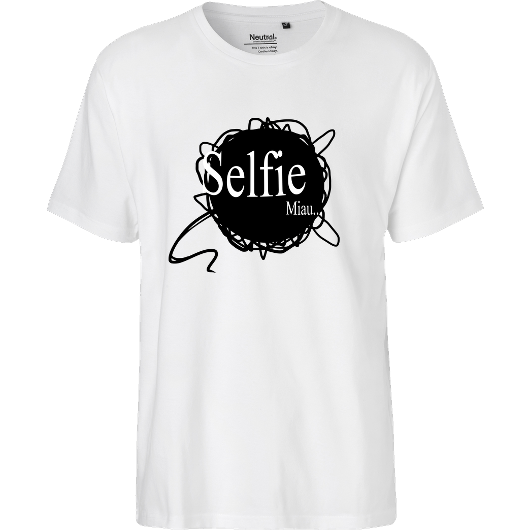 Selbstgespräch Selbstgespräch - Selfie T-Shirt Fairtrade T-Shirt - white