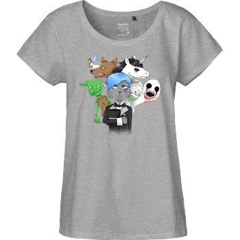 Selbstgespräch Selbstgespräch - Team T-Shirt Fairtrade Loose Fit Girlie - heather grey