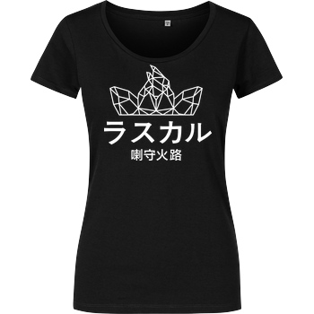 Sephiron Sephiron - Japan Schlingel Block T-Shirt Girlshirt schwarz