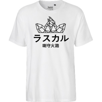 Sephiron Sephiron - Japan Schlingel Block T-Shirt Fairtrade T-Shirt - white