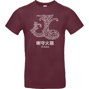 Sephiron Sephiron - Mokuba 02 T-Shirt B&C EXACT 190 - Burgundy