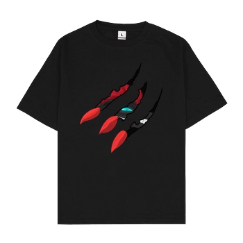 Sephiron Sephiron - Schlingel Klaue T-Shirt Oversize T-Shirt - Black