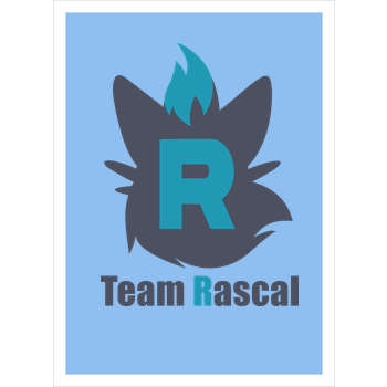 Sephiron - Team Rascal Art Print light blue