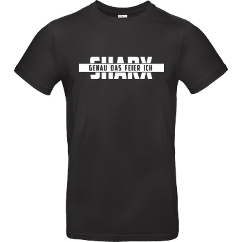 Sharx Sharx - Logo White T-Shirt B&C EXACT 190 - Black