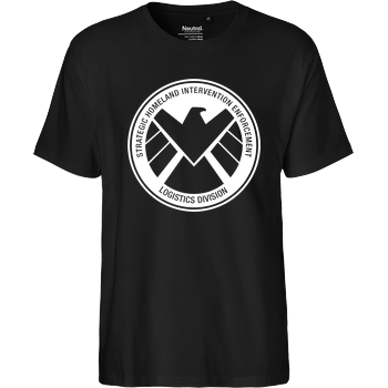 S.H.I.E.L.D Logo Fairtrade T-Shirt - black