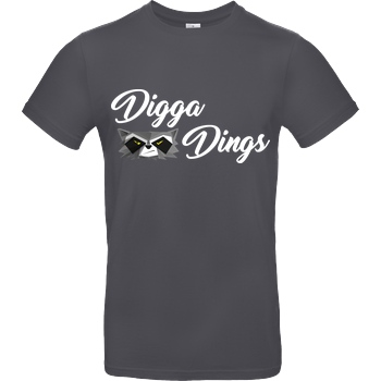 Shlorox Shlorox - Digga Dings T-Shirt B&C EXACT 190 - Dark Grey