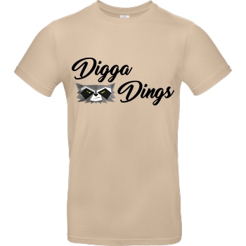 Shlorox Shlorox - Digga Dings T-Shirt B&C EXACT 190 - Sand