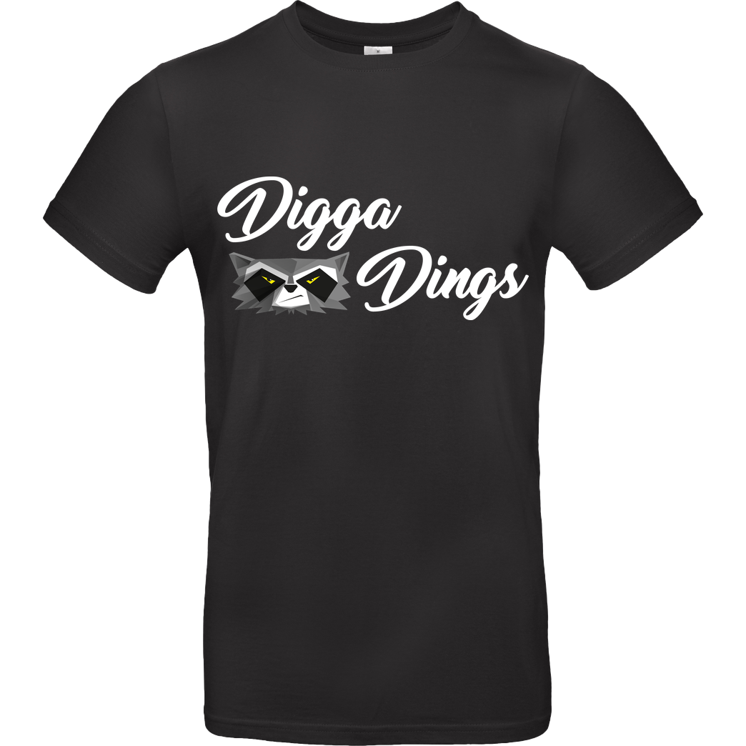 Shlorox Shlorox - Digga Dings T-Shirt B&C EXACT 190 - Black