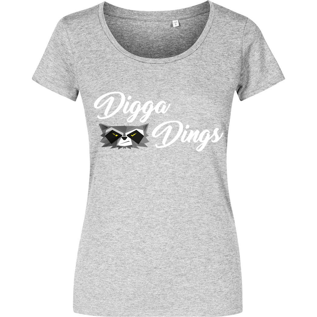 Shlorox Shlorox - Digga Dings T-Shirt Girlshirt heather grey