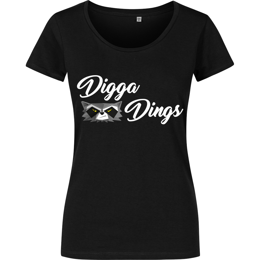 Shlorox Shlorox - Digga Dings T-Shirt Girlshirt schwarz