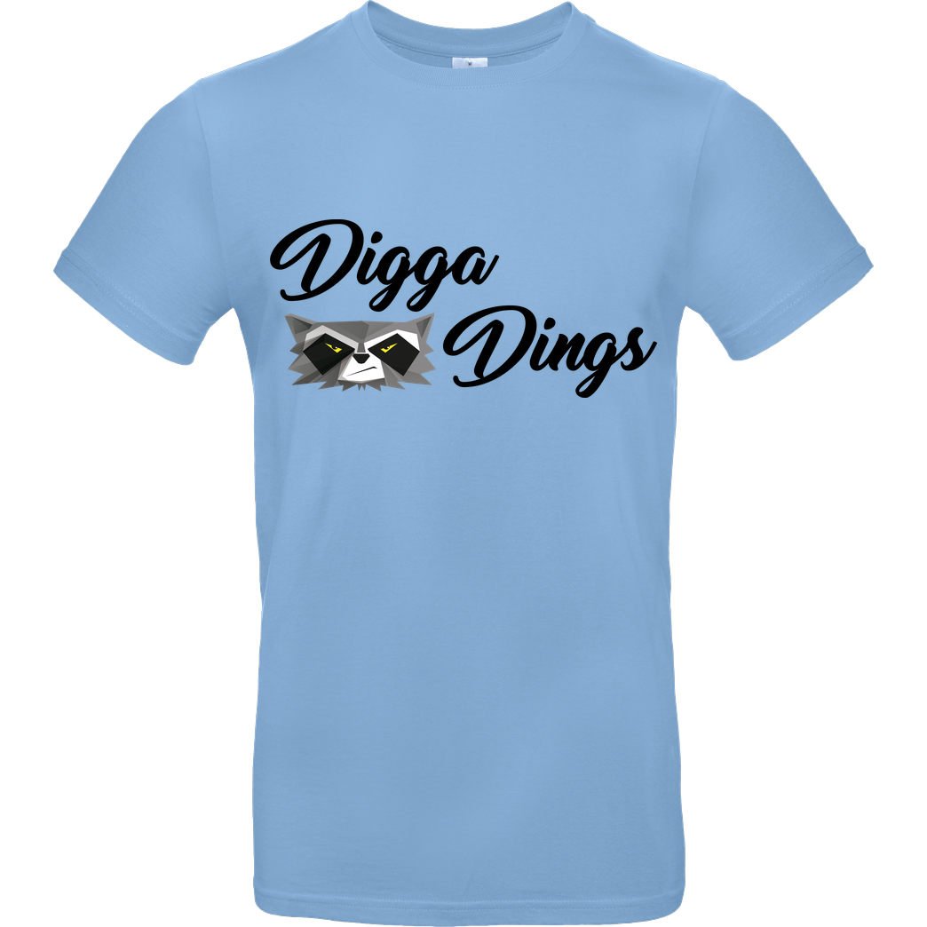 Shlorox Shlorox - Digga Dings T-Shirt B&C EXACT 190 - Sky Blue