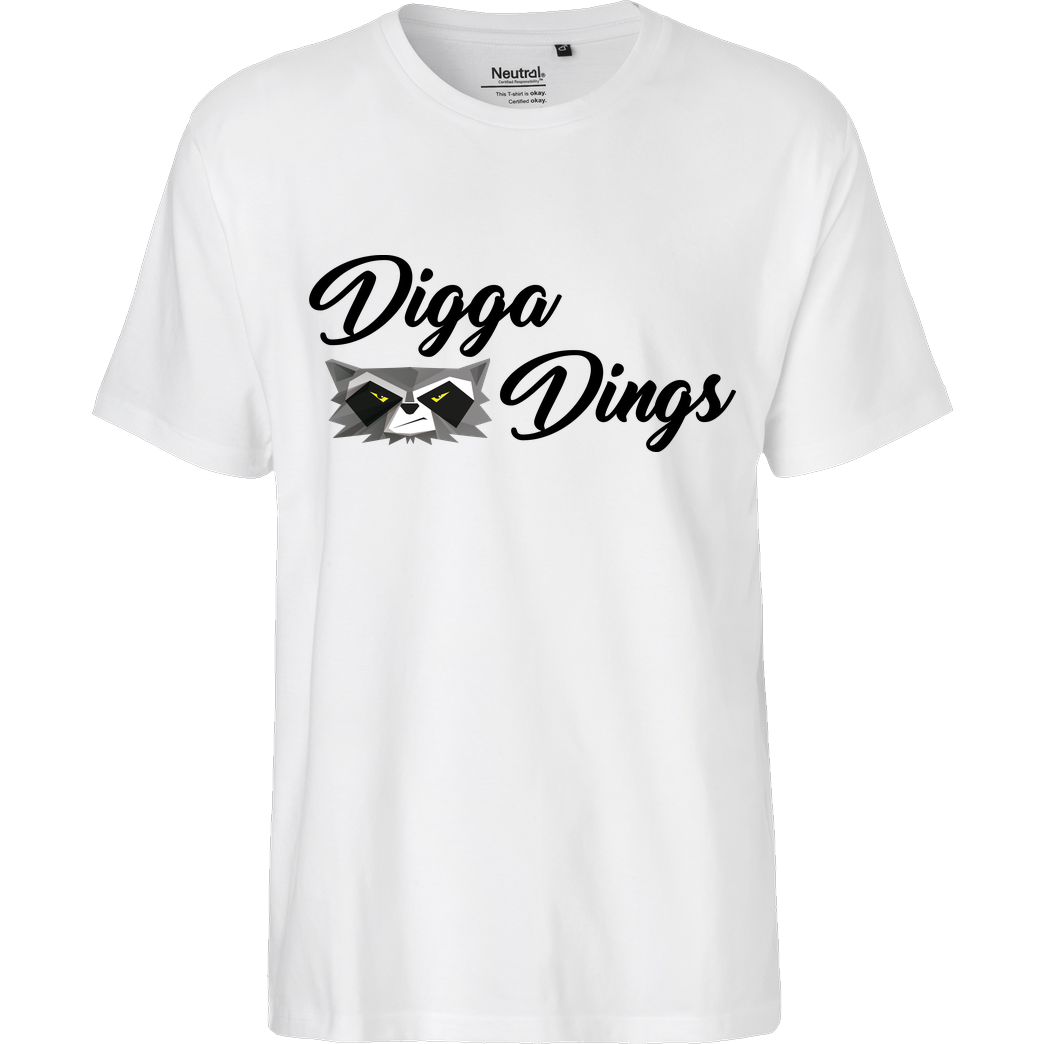 Shlorox Shlorox - Digga Dings T-Shirt Fairtrade T-Shirt - white