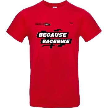 Slaty Slaty - Because Racebike Arcade T-Shirt B&C EXACT 190 - Red