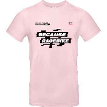 Slaty Slaty - Because Racebike Arcade T-Shirt B&C EXACT 190 - Light Pink