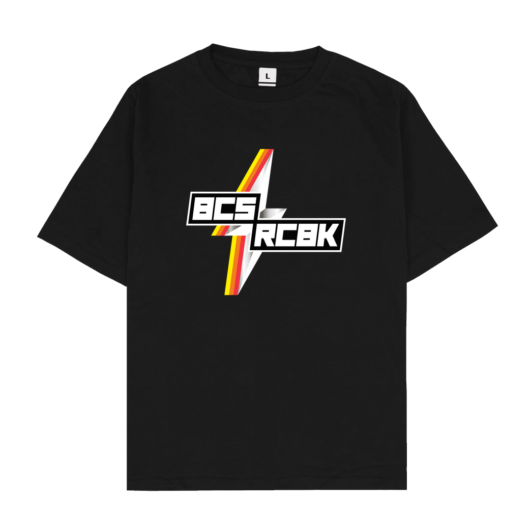 Slaty Slaty - Because Racebike Flash T-Shirt Oversize T-Shirt - Black