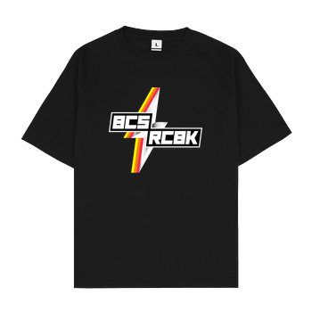 Slaty - Because Racebike Flash Oversize T-Shirt - Black