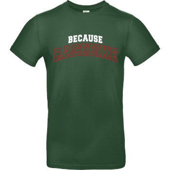 Slaty Slaty - College Logo T-Shirt B&C EXACT 190 -  Bottle Green