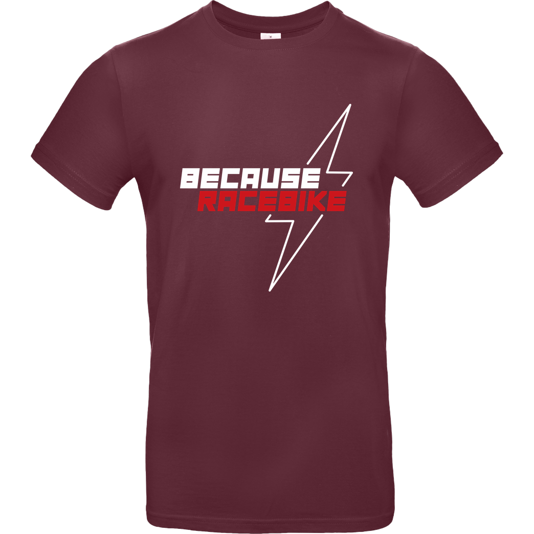 Slaty Slaty - Flash Logo T-Shirt B&C EXACT 190 - Burgundy