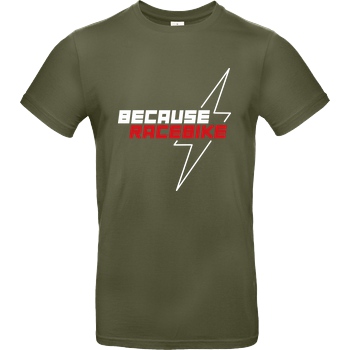 Slaty Slaty - Flash Logo T-Shirt B&C EXACT 190 - Khaki