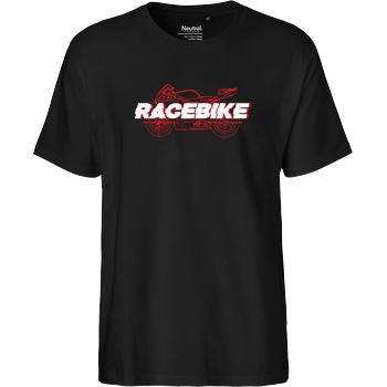 Slaty Slaty - Race bike red T-Shirt Fairtrade T-Shirt - black