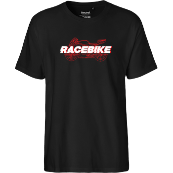 Slaty - Race bike red Fairtrade T-Shirt - black