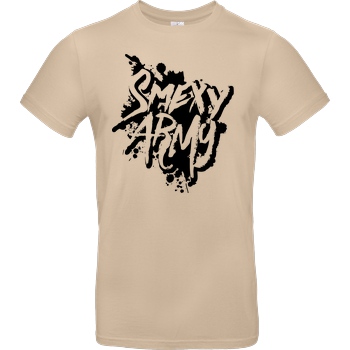 Smexy Smexy - Army T-Shirt B&C EXACT 190 - Sand