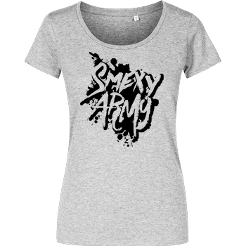 Smexy Smexy - Army T-Shirt Girlshirt heather grey