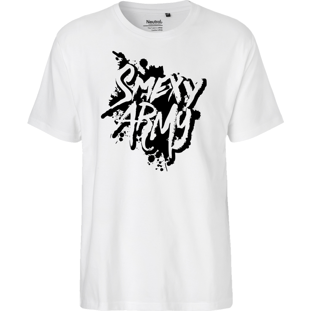 Smexy Smexy - Army T-Shirt Fairtrade T-Shirt - white