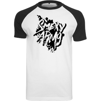 Smexy Smexy - Army T-Shirt Raglan Tee white
