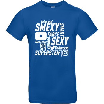 Smexy Smexy - Socials T-Shirt B&C EXACT 190 - Royal Blue