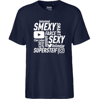 Smexy Smexy - Socials T-Shirt Fairtrade T-Shirt - navy