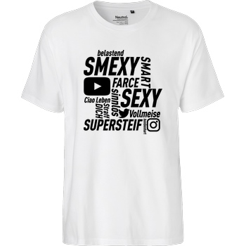 Smexy Smexy - Socials T-Shirt Fairtrade T-Shirt - white