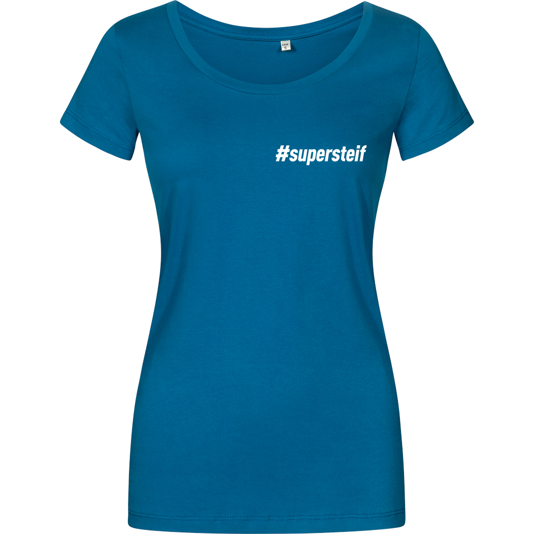 Smexy Smexy - #supersteif T-Shirt Girlshirt petrol