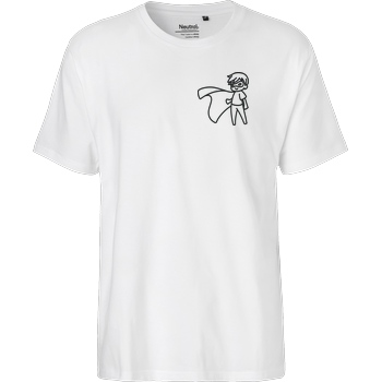 None Snoxh - Superheld T-Shirt Fairtrade T-Shirt - white
