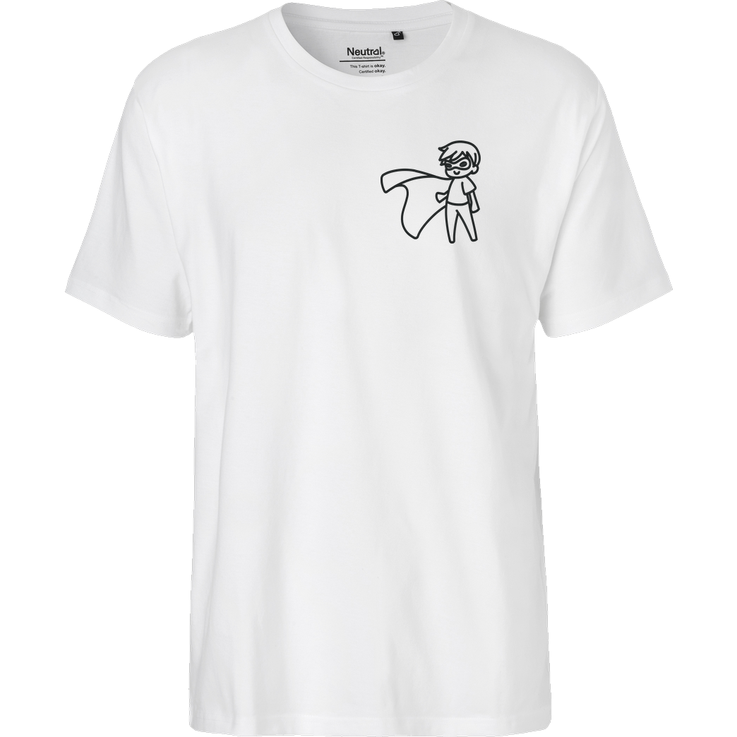 None Snoxh - Superheld T-Shirt Fairtrade T-Shirt - white