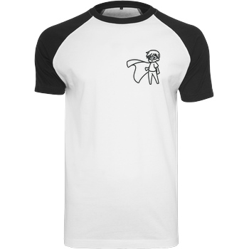 None Snoxh - Superheld T-Shirt Raglan Tee white