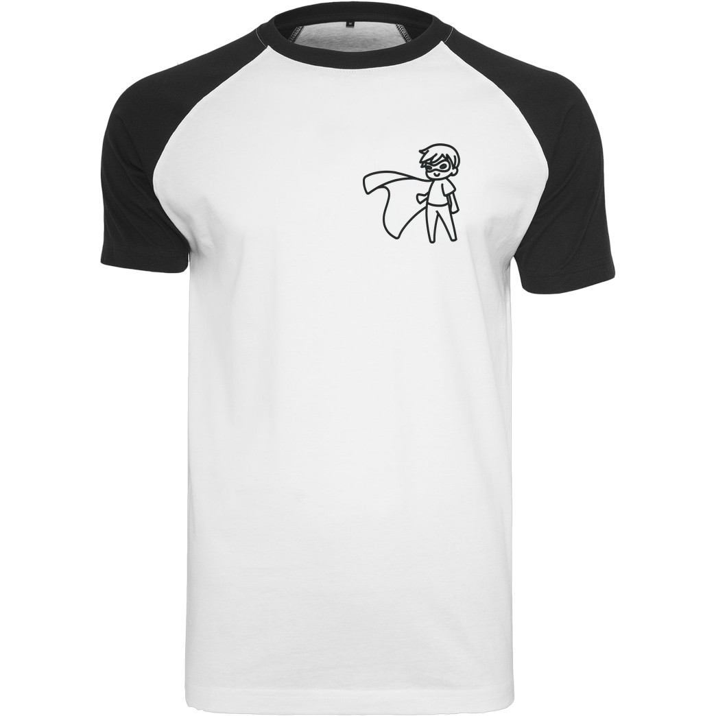 None Snoxh - Superheld T-Shirt Raglan Tee white
