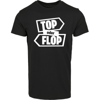 Snoxh Snoxh - Top oder Flop T-Shirt House Brand T-Shirt - Black
