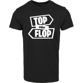 Snoxh - Top oder Flop House Brand T-Shirt - Black