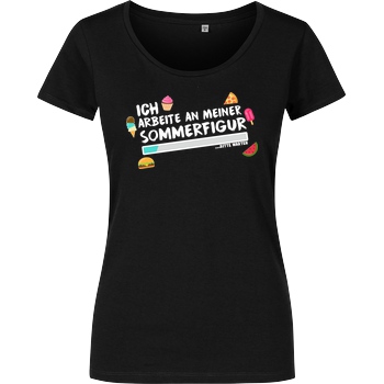 bjin94 Sommerfigur T-Shirt Girlshirt schwarz