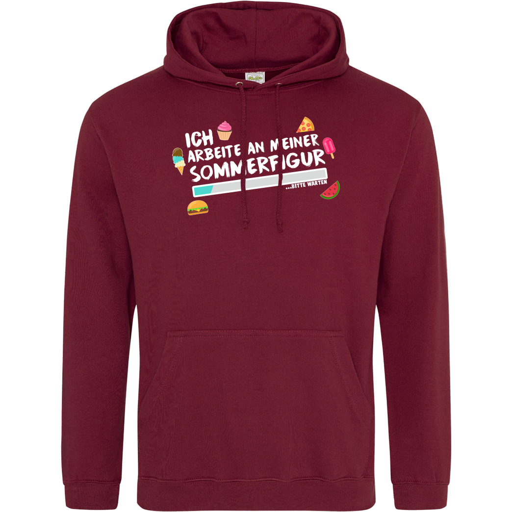 bjin94 Sommerfigur Sweatshirt JH Hoodie - Bordeaux