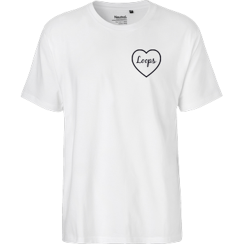 Sonny Loops - Heart Fairtrade T-Shirt - white