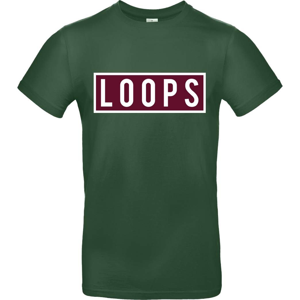 Sonny Loops Sonny Loops - Square T-Shirt B&C EXACT 190 -  Bottle Green