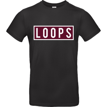 Sonny Loops Sonny Loops - Square T-Shirt B&C EXACT 190 - Black