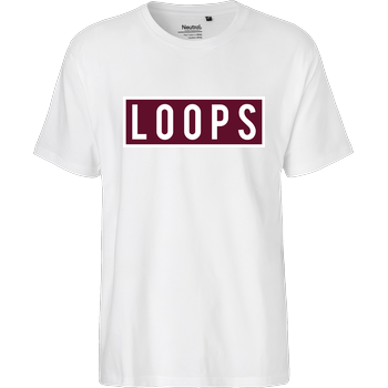 Sonny Loops - Square Fairtrade T-Shirt - white